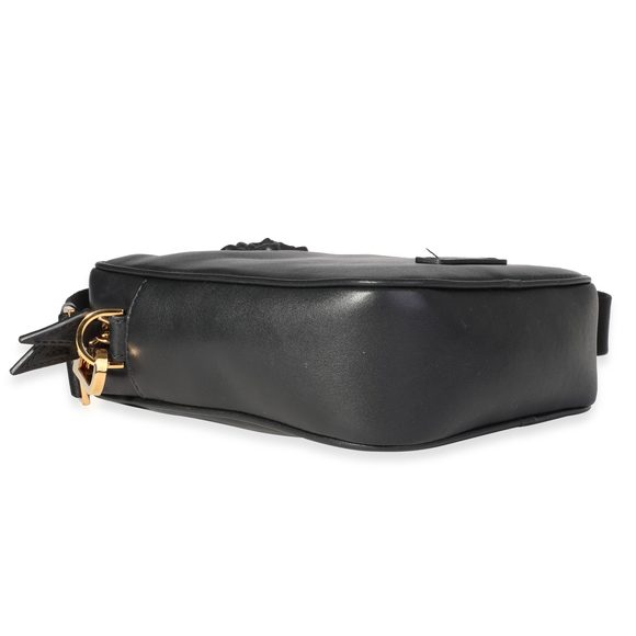 Versace Black Leather La Medusa Mini Crossbody - Picture 5 of 7